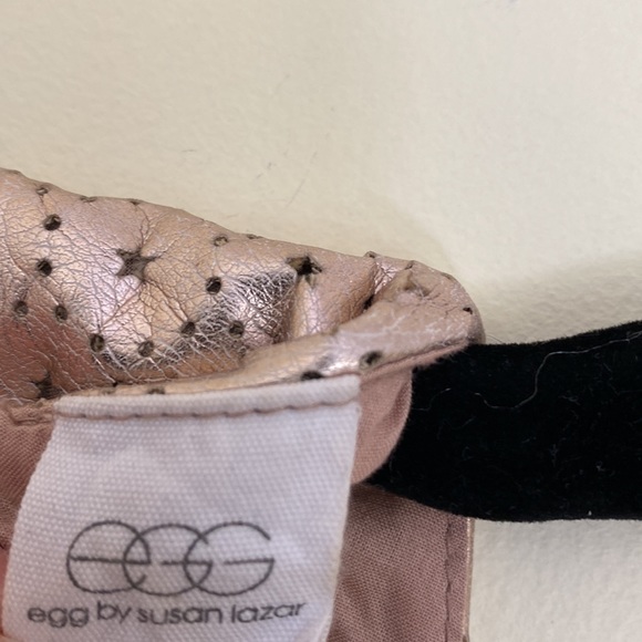 EGG by Susan Lazar Girls Rose Gold Dress Star Cut Out Print 5 years - Picture 6 of 6